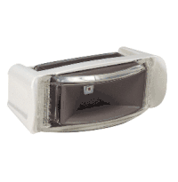 Lumitec Contour Inset Navigation Light - Stern White - White Housing