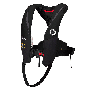 Mustang Atlas 190 DLX Open Ocean Inflatable PFD - Black, MD3195E1-13-0