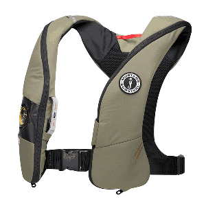 Mustang Elite 120 Coastal Inflatable PFD - Everglade Green, MD5170-292-0