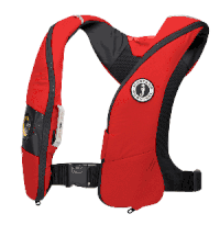 Mustang Elite 120 Coastal Inflatable PFD - Red, MD5170-4-0