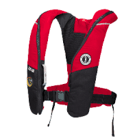 Mustang Elite 190 Offshore Inflatable PFD - Red/Black, MD3170-123-0