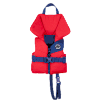 Mustang Lil' Legends Child Foam Vest - Red/Navy