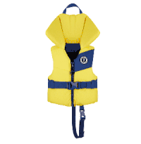 Mustang Lil' Legends Child Foam Vest - Yellow/Navy