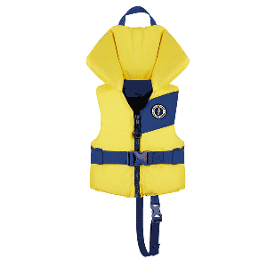 Mustang Lil' Legends Infant Foam Vest - Yellow/Navy
