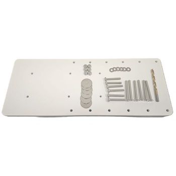 RHODAN White Aluminum Mounting Plate