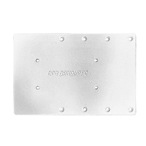 Sea Brackets 12" Straight Trolling Motor Plate for Garmin Force Kraken