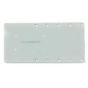 Sea Brackets 14" Straight Trolling Motor Plate for Garmin's Kraken