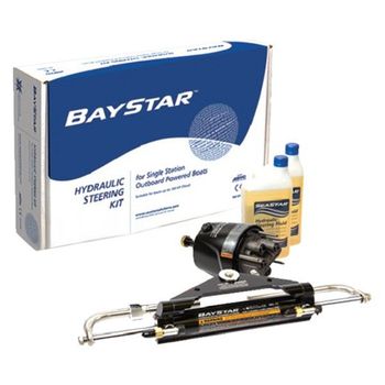 Seastar Baystar Compact Hydraulic Steering Kit (No Hose), HK4300-4