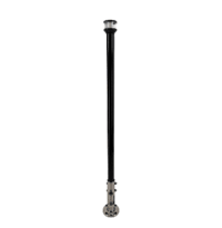 Seaview 24" Manually Folding Light Post w/316 Stainless Steel Base & LTBLED12C5 Navigation Light - Black, SVMHB124LEDSSB