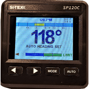 SI-TEX SP120 Color System with Rudder Feedback without Drive Unit, SP120C-RF-1