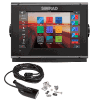 Simrad GO7 XSR Chartplotter/Fishfinder with HDI Transom Mount Transducer & C-MAP Discover Chart
