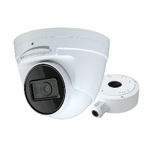 Speco 4MP H.265 IP Turret Camera with IR & WDR - 2.8mm Lens - White