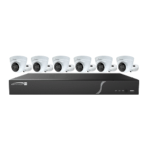 Speco 8 Channel, 2TB Recorder with 6 4MP Turret Cameras