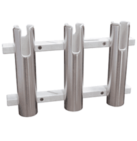 TACO Aluminum/Poly 3-Rod Rack Holder F31-3103BXZ-1