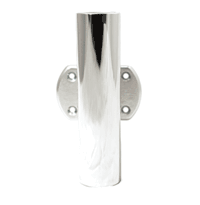 thumbnail image 2 of Tigress Weld-On Aluminum Flared Rod Holder With Blade – Mill Finish, Model 66244, For Fishing 2 of 4