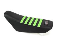 2002-2026 Kawasaki KLX110 Black with Green Stripes Gripper Tall Seat by BBR