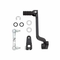 TB Parts Black Billet Shifter - 2008-2026 Kawasaki KLX140 - WITH Linkage