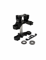 <B>2019-2026 Honda CRF110 Black Billet Triple Clamp Set - TB Parts