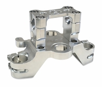 <B>2019-2026 Honda CRF110 Silver Handle Bar Top Clamp - TB Parts