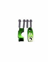 <B>2002-2026 Kawasaki KLX110 Green Billet Handlebar Clamp - TB Parts