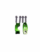 <B>2008-2026 Kawasaki KLX140 Green Billet Handlebar Clamp - TB Parts