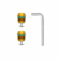 <B>TB Parts Gold Fork Preload Cap - TB CRF110 FORKS ONLY!