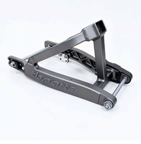 <B>TB Parts GRAY Extended Swingarm, +2 Inch - All Honda CRF110