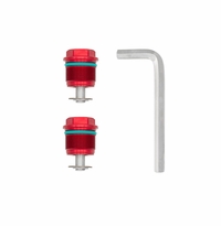 <B>TB Parts Red Fork Preload Cap - TB CRF110 FORKS ONLY