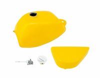 NEW! Yellow Fuel Tank & Side Cover Kit -Honda Z50 K3-1978