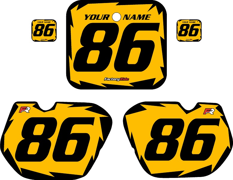 1985 1986 85 86 CR 125 250 500 CR125 CR250 Number Plate Background Decal Sticker