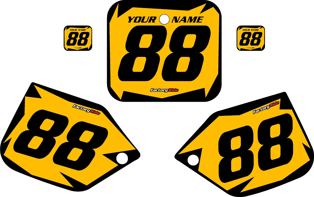 thumbnail image 2 of SK Designs Number Plate Backgrounds – For 1985-1986 Honda CR250 CR500 CR125 2 of 5