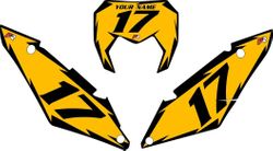 2017-2024 SHERCO 250 SEF Pre-Printed Backgrounds Yellow - Black Shock by FactoryRide 2017-2024 SHERCO 250 SEF Pre-Printed Backgrounds Yellow - Black Shock by FactoryRide