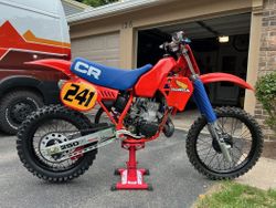 Customers 1983 CR250 Vintage Yellow with Red Bold Pinstripe