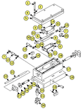 Laser Head Components and Exploded View Drawings