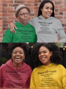 BLACK-NIF-I-CENT Defined Hoodie