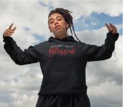 BLACK-NIF-I-CENT-LY Blessed Hoodie
