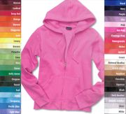 Ladies Full Zip Fleece Hoodie