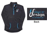 Unique by Design Ladies Quarter Zip Pullover