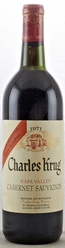 1971 Charles Krug Cabernet Vintage Selection