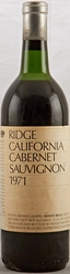 1971 Ridge Monte Bello [top shoulder]