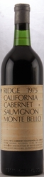 1975 Ridge Monte Bello [nicked label]