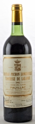 1982 Pichon Lalande [vts]