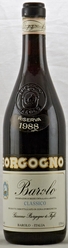 1988 Giacomo Borgogno Barolo Riserva