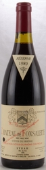 1989 Rayas Fonsalette Cotes du Rhone Cuvee Syrah