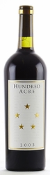 2003 Hundred Acre Cabernet Kayli Morgan