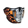 Burning Skull Design - Neoprene Half Face Mask Burning Skull Design - Neoprene Half Face Mask
