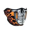 Burning Skull Design - Neoprene Half Face Mask