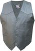 Tall Men's Buffalo Leather Vest - Sizes 40 to 66 Tall Men's Buffalo Leather Vest - Sizes 40 to 66