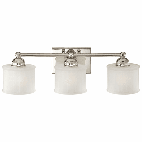 1730 Series 3-LT Bath Light - Polished Nickel - 6733-1-613