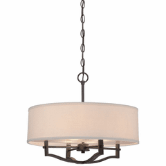 3-LT Drum Pendant - Vintage Bronze - 844-284